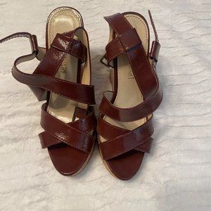 Colin Stuart Cork Wedge Heel; 6.5,